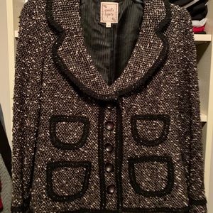 Nanette Lepore Tweed Blazer